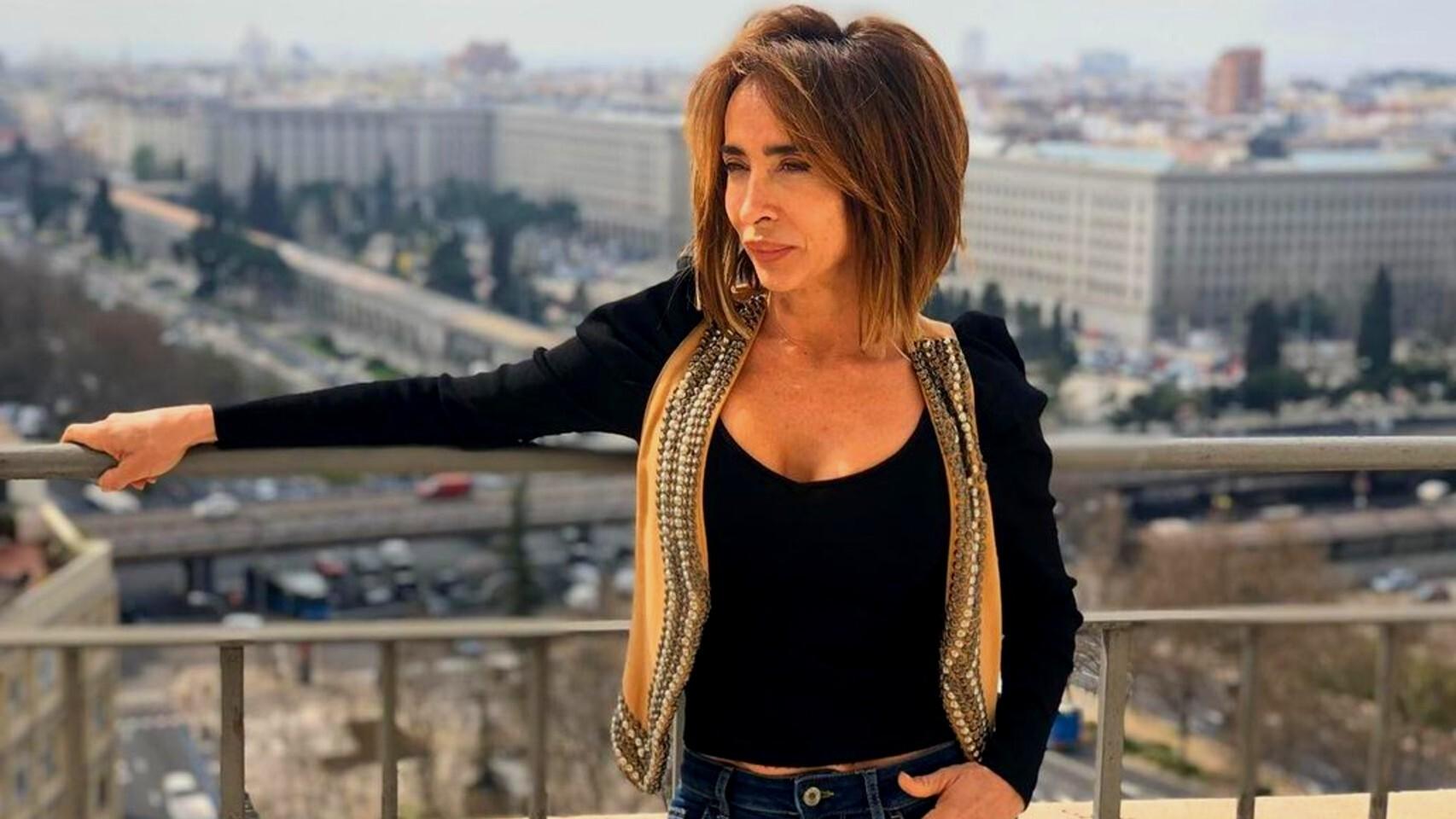 La presentadora María Patiño.