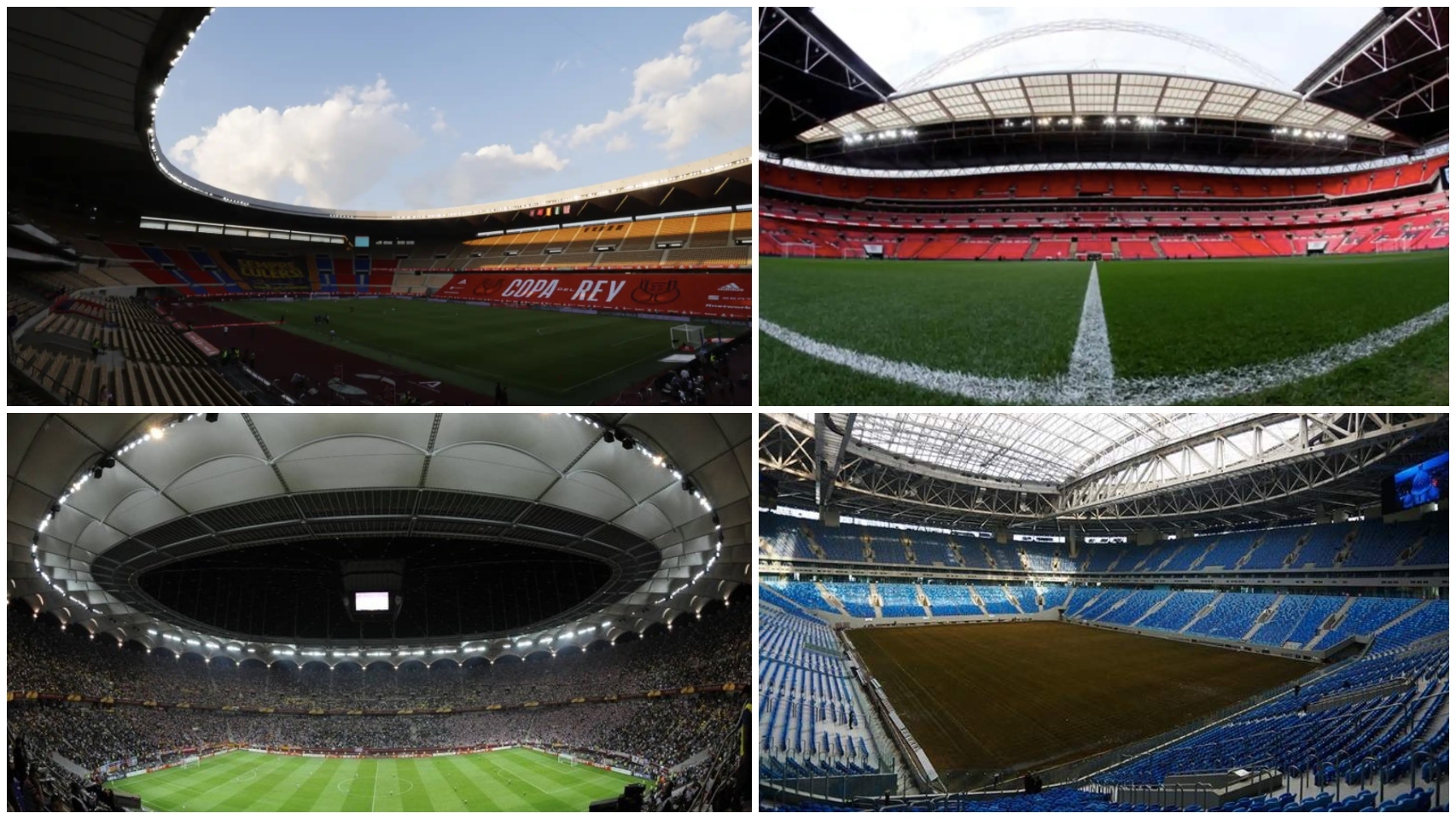Las sedes de la Eurocopa