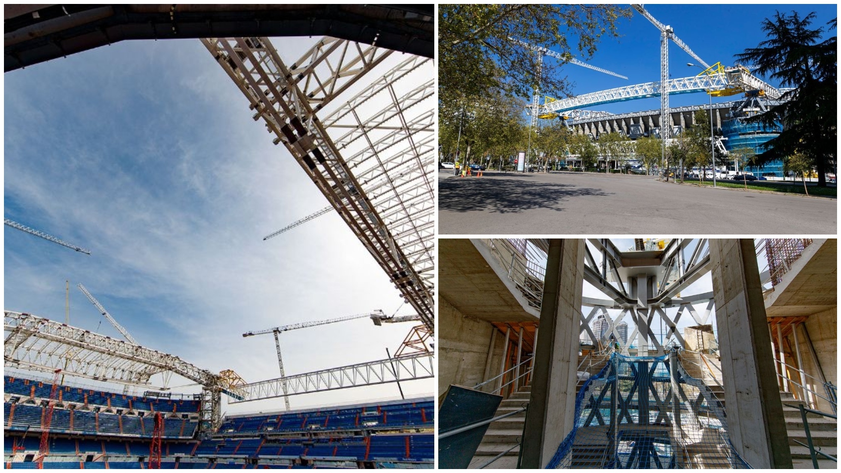 Las obras del Santiago Bernabéu