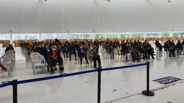 Vacunación en Expocoruña.