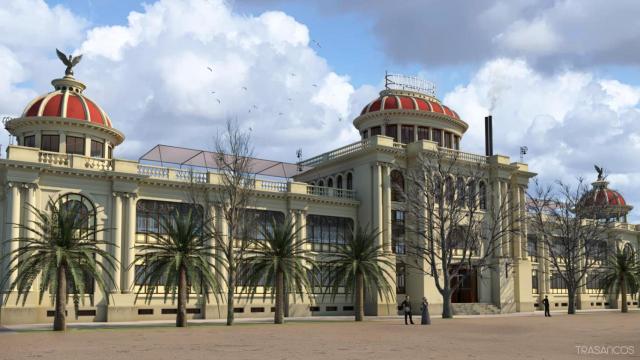 Reconstrucción en 3D del antiguo hotel Atlántico