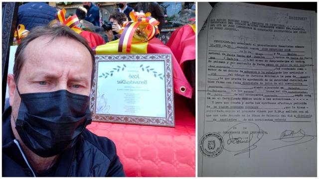 El sueño de José: localiza a su abuelo fusilado en 1940 en Valencia y lo entierra con su abuela en Badajoz