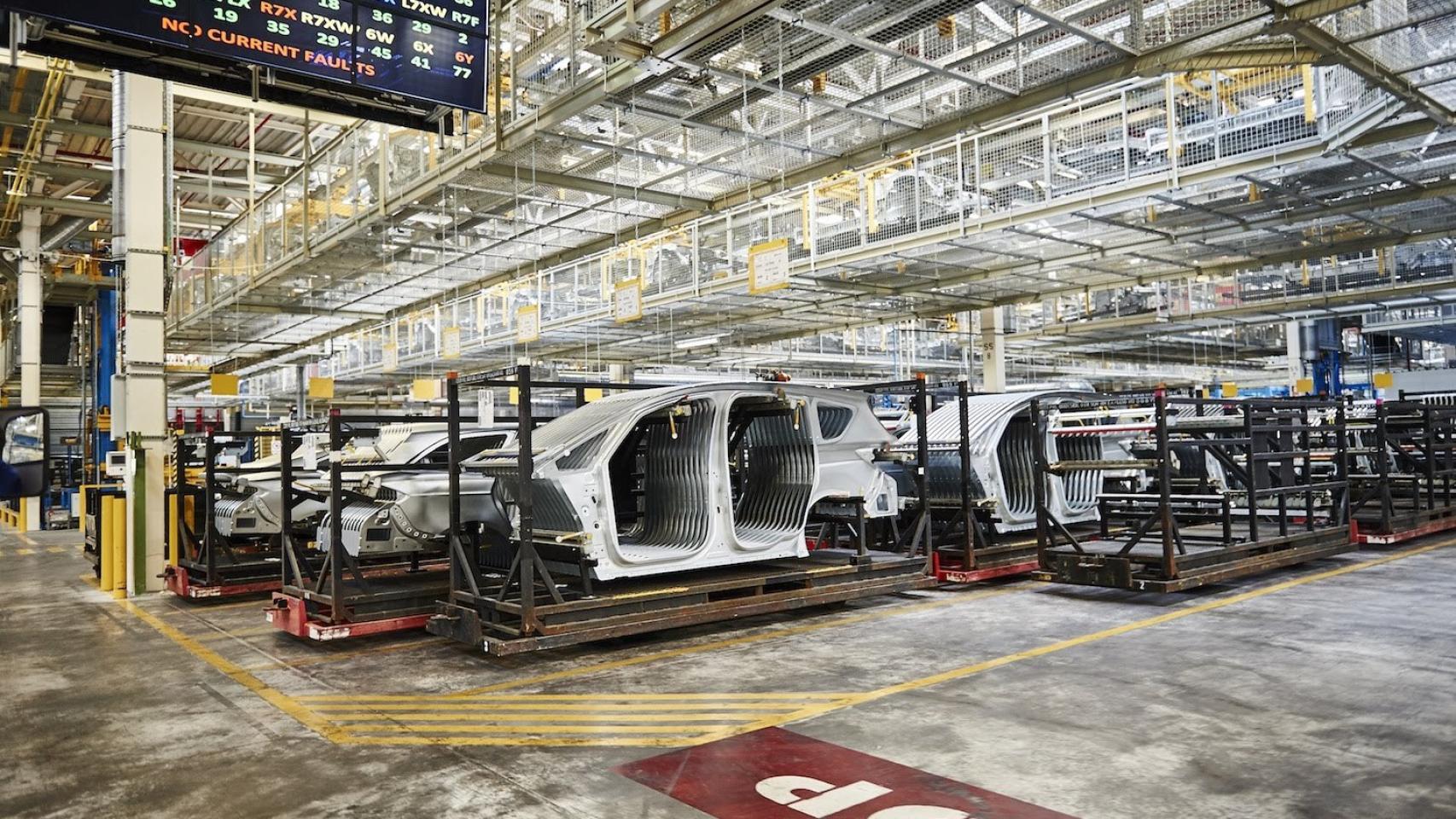 Vista de la planta de Ford Almussafes. EE
