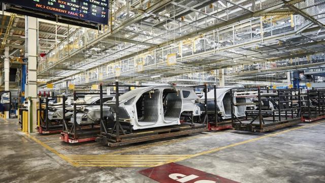 Vista de la planta de Ford Almussafes. EE