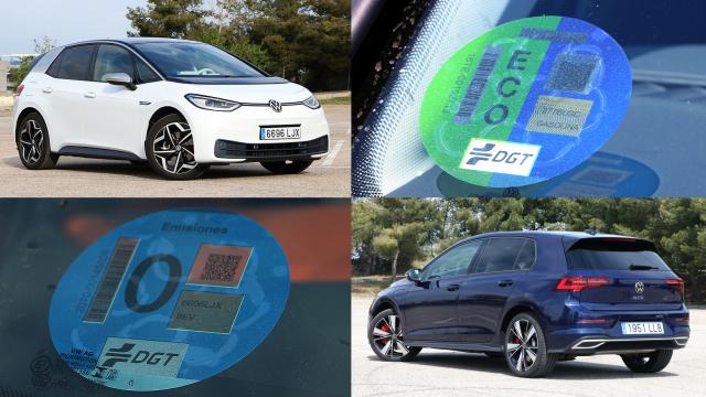 La oferta de coches actuales es muy amplia y con diferentes etiquetas de la DGT.