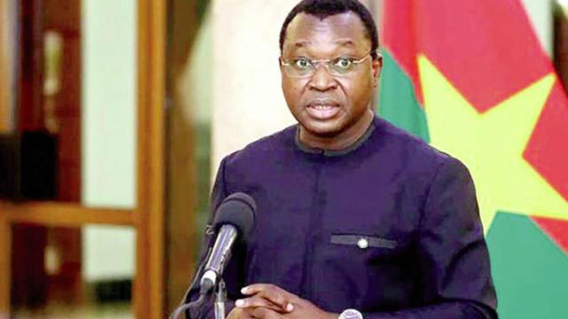 El ministro de Comunicación y portavoz del Gobierno de Burkina Faso, Ousséni Tamboura, en una imagen de archivo.