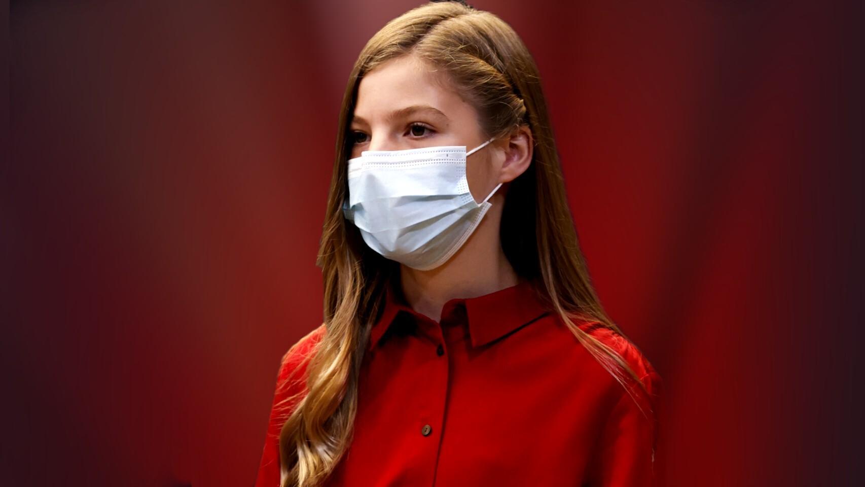 La infanta Sofía en un montaje de Jaleos.