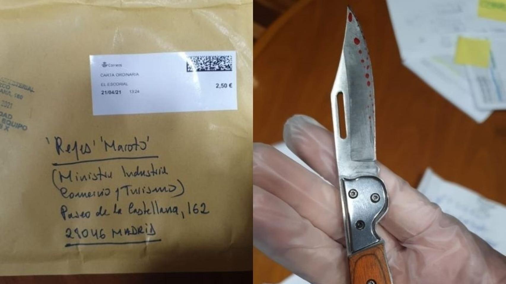 Carta recibida por la ministra Reyes Maroto.