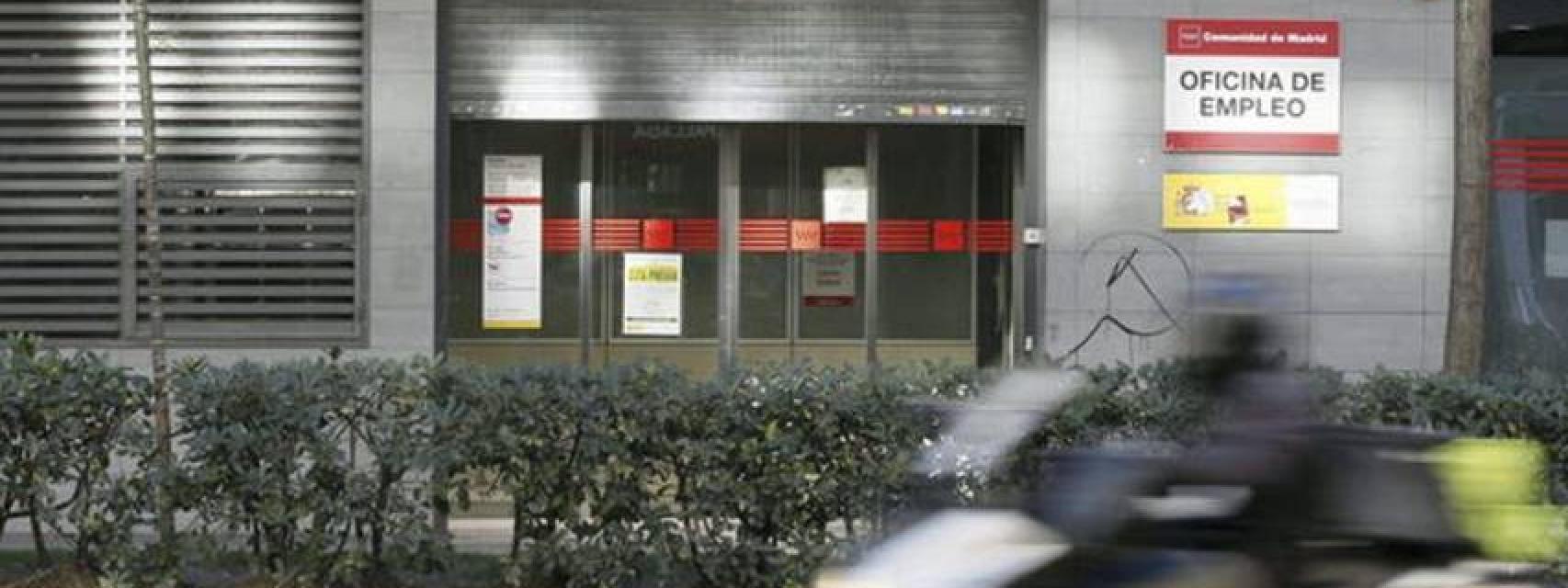 Oficina de empleo en Madrid.