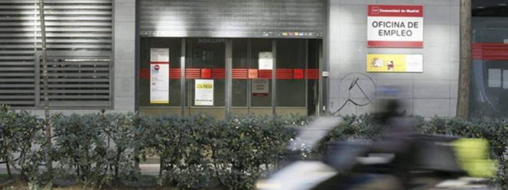 Oficina de empleo en Madrid.