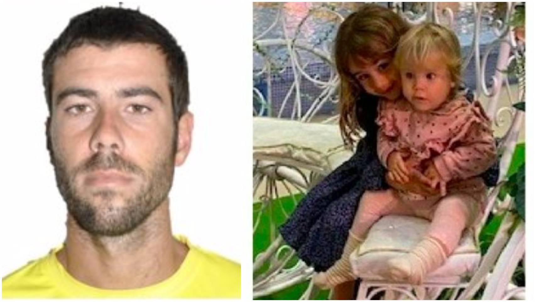 A la izquierda Tomás Antonio Gimeno y, a la derecha, sus hijas, Olivia y Anna Gimeno.