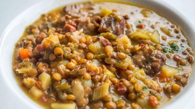 Las lentejas son un clásico de la alimentación rica en hierro.