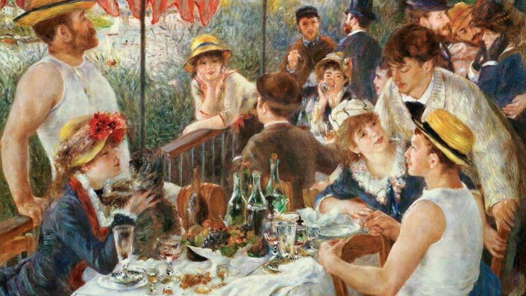 El almuerzo de los remeros. Pierre-Auguste Renoir, 1881