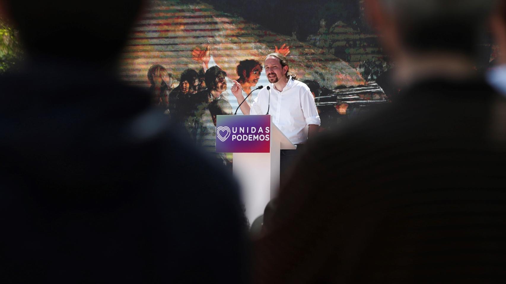 El líder de Unidas Podemos y candidato de la formación a la presidencia de la Comunidad de Madrid en las elecciones del próximo 04 de mayo, Pablo Iglesias.
