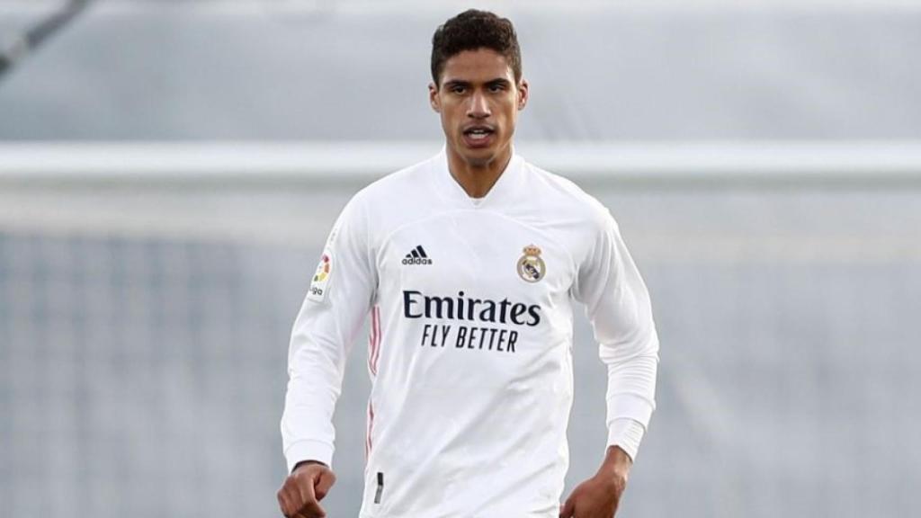 Raphael Varane, durante un partido con el Real Madrid