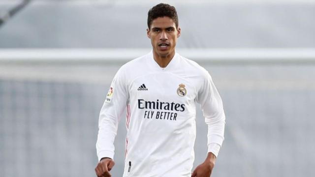 Raphael Varane, durante un partido con el Real Madrid