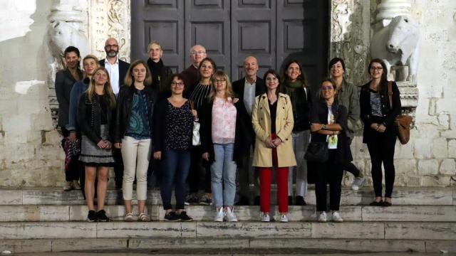 Los miembros de la red Passpartool el día de su creación, en 2019.