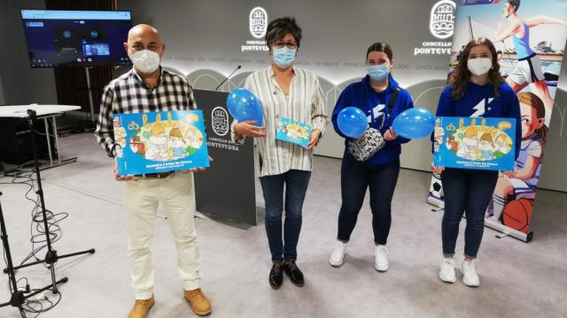 Os Bolechas ayudan a los niños de Pontevedra a entender la realidad de la diabetes