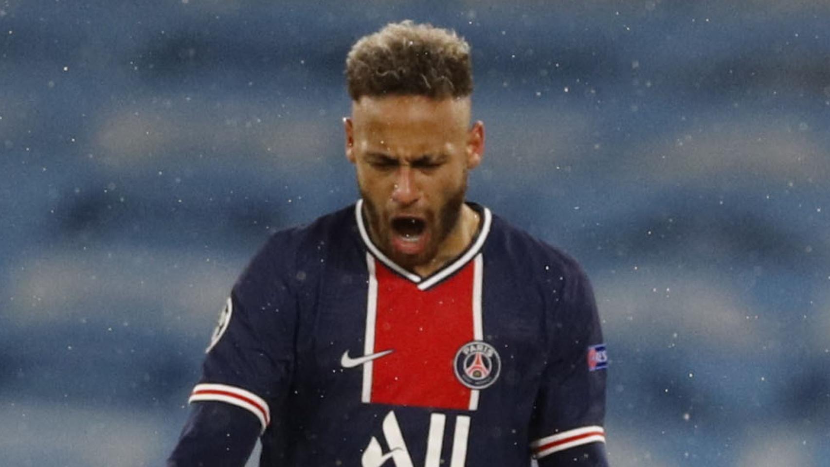 Neymar Júnior, en un partido del PSG en la temporada 2020/2021