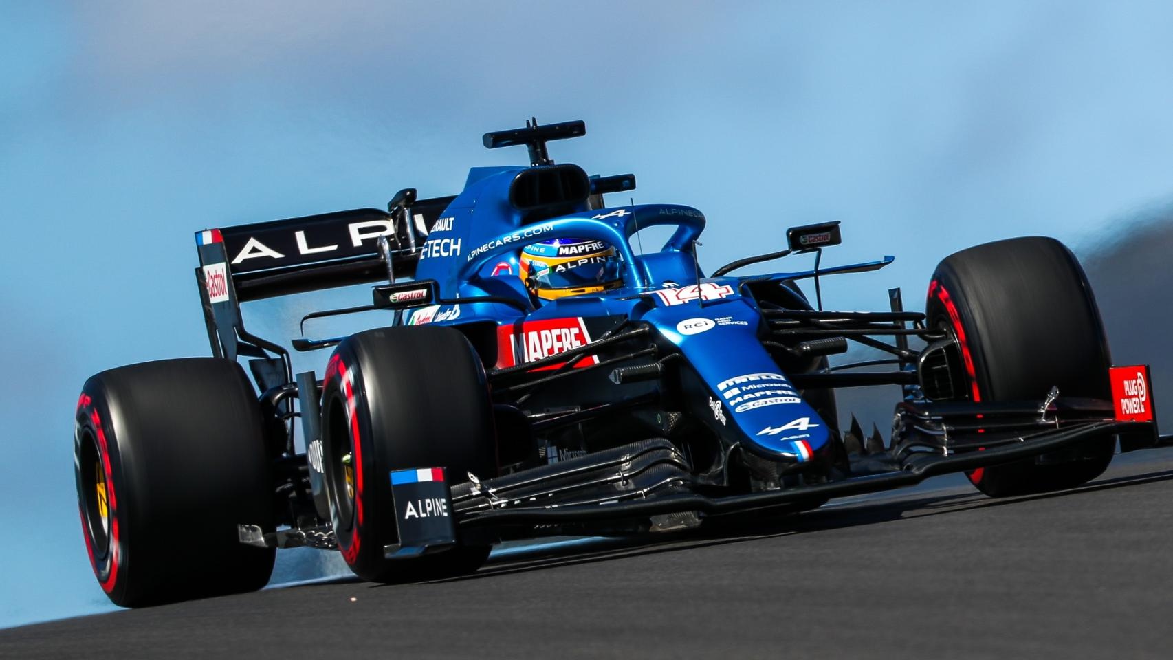 Fernando Alonso, en el Gran Premio de Portugal