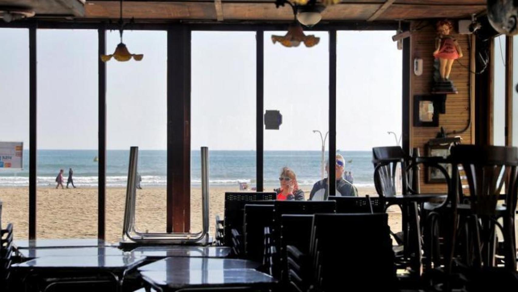 Un restaurante cerrado en Valencia.