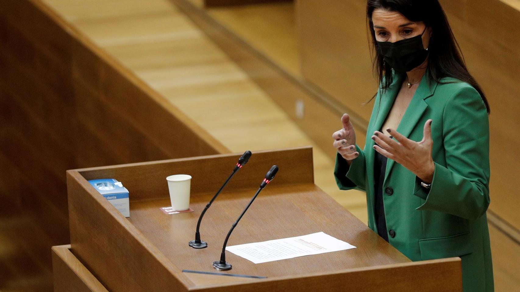 Ruth Merino, portavoz de Cs en las Cortes.