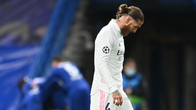 Sergio Ramos, tras el segundo gol del Chelsea ante el Real Madrid