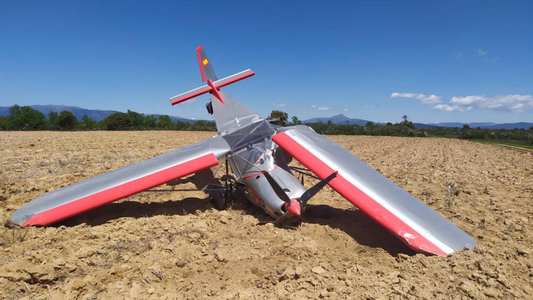 Una imagen de la avioneta accidentada (CEIS Guadalajara)