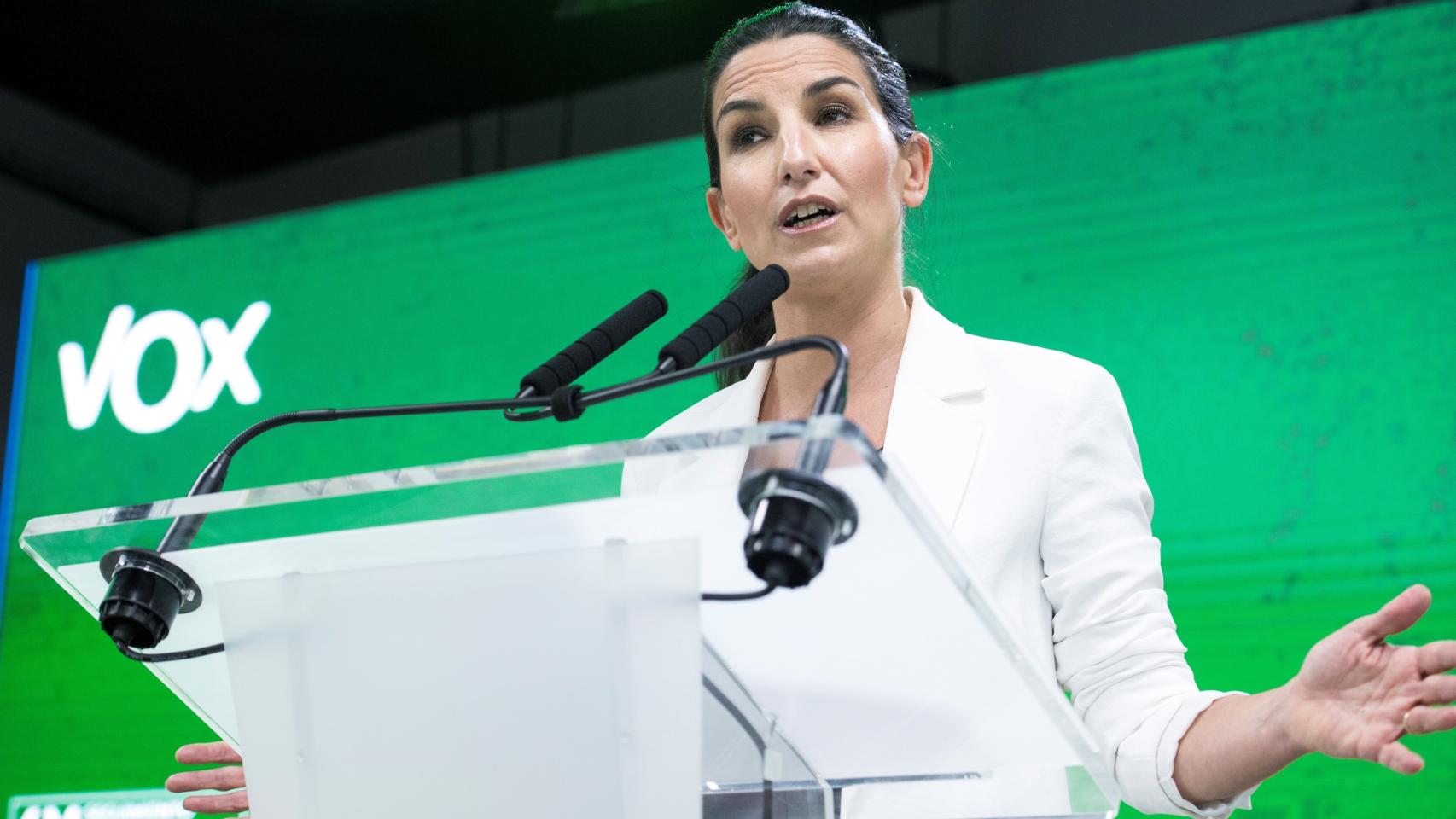 La líder de Vox en la Comunidad de Madrid, Rocío Monasterio. EP