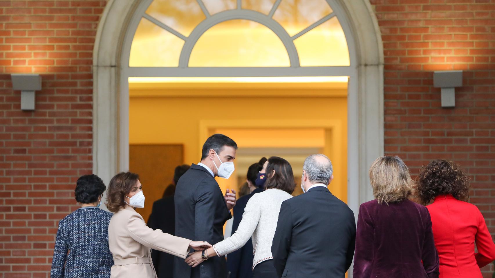 El Consejo de Ministros, en Moncloa.