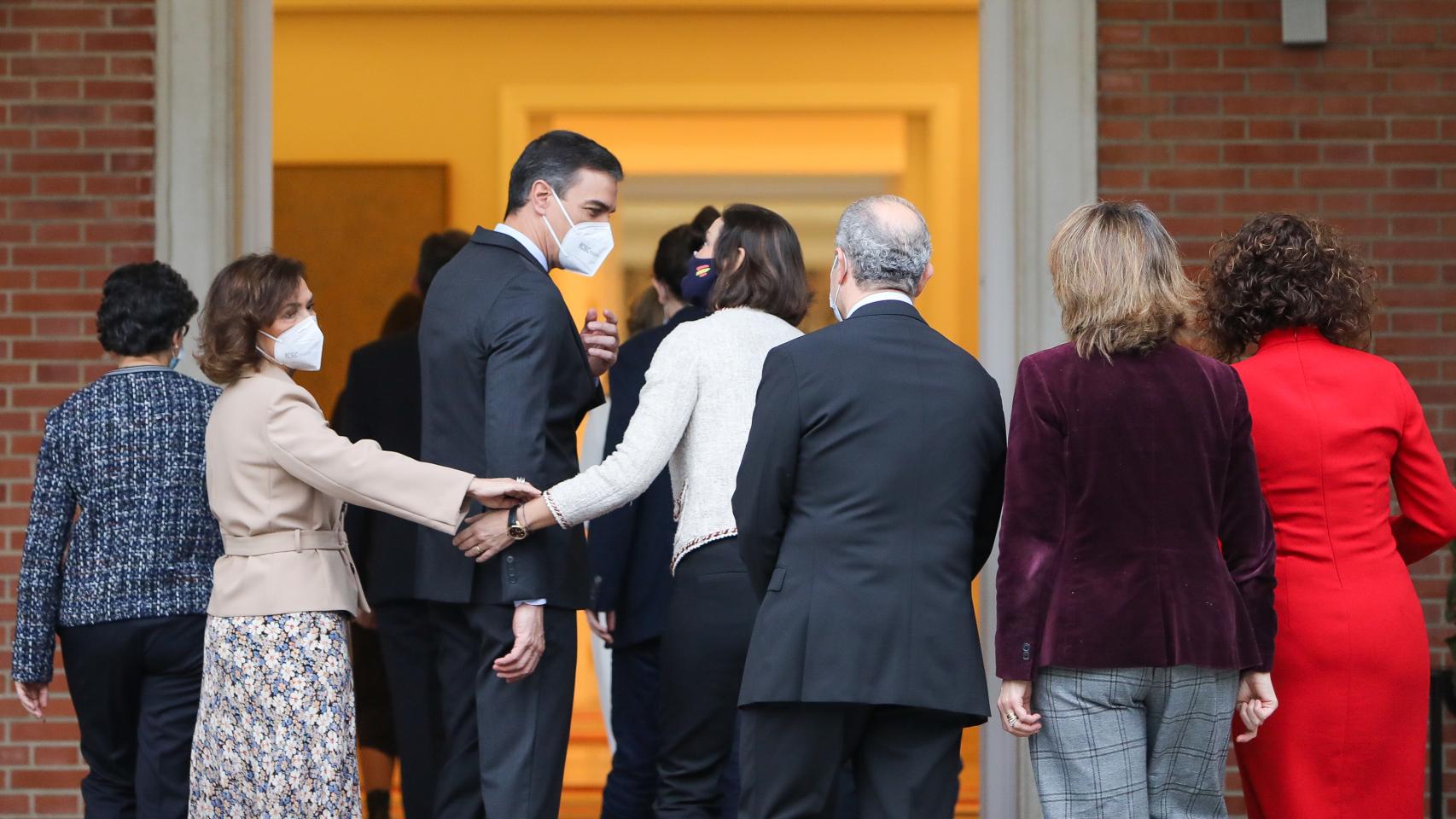 El Consejo de Ministros, en Moncloa.
