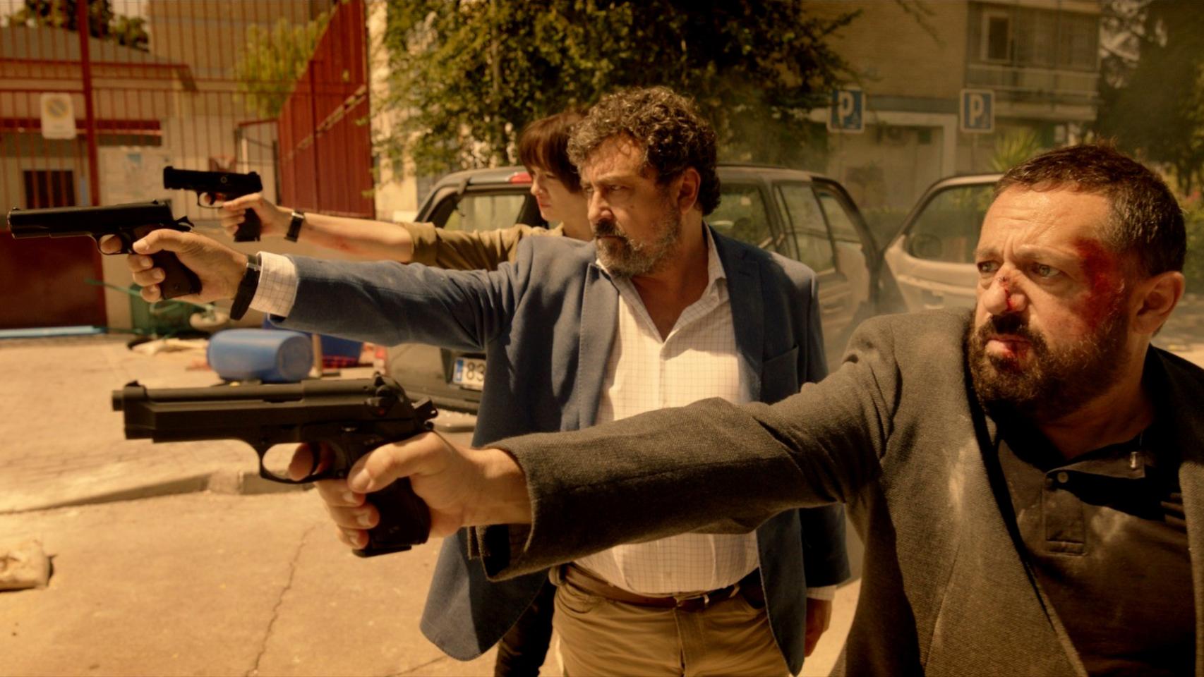 Los inseparables Paco Tous y Pepón Nieto en el regreso de 'Los hombres de Paco'.