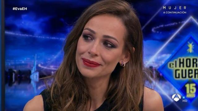 Eva González no ha podido contener la emoción en 'El Hormiguero'.