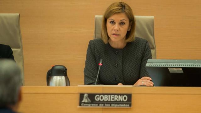 María Dolores de Cospedal en el Congreso de los Diputados en enero de 2018