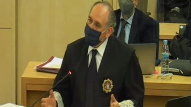 Antonio Romeral, este jueves durante la exposición de su informe final./