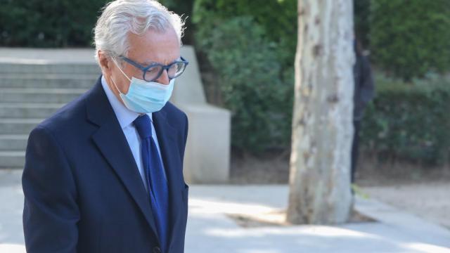 Luis Suárez de Lezo, este jueves a su salida de la Audiencia Nacional./