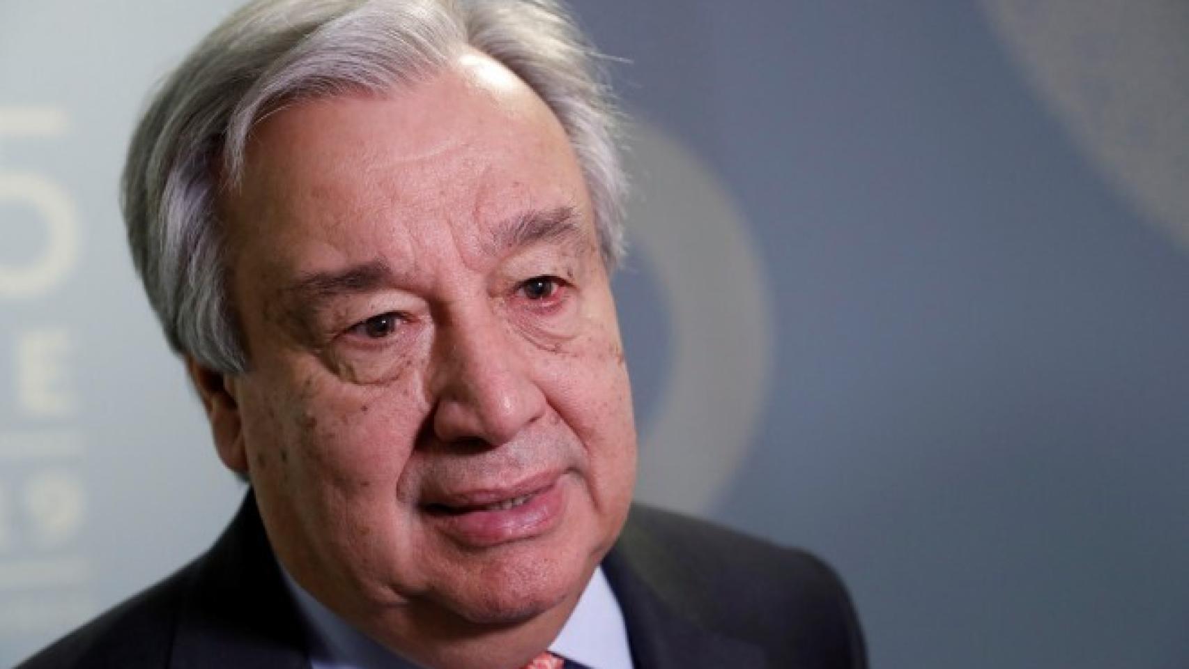 Fotografía de archivo del secretario general de la ONU, Antonio Guterres.