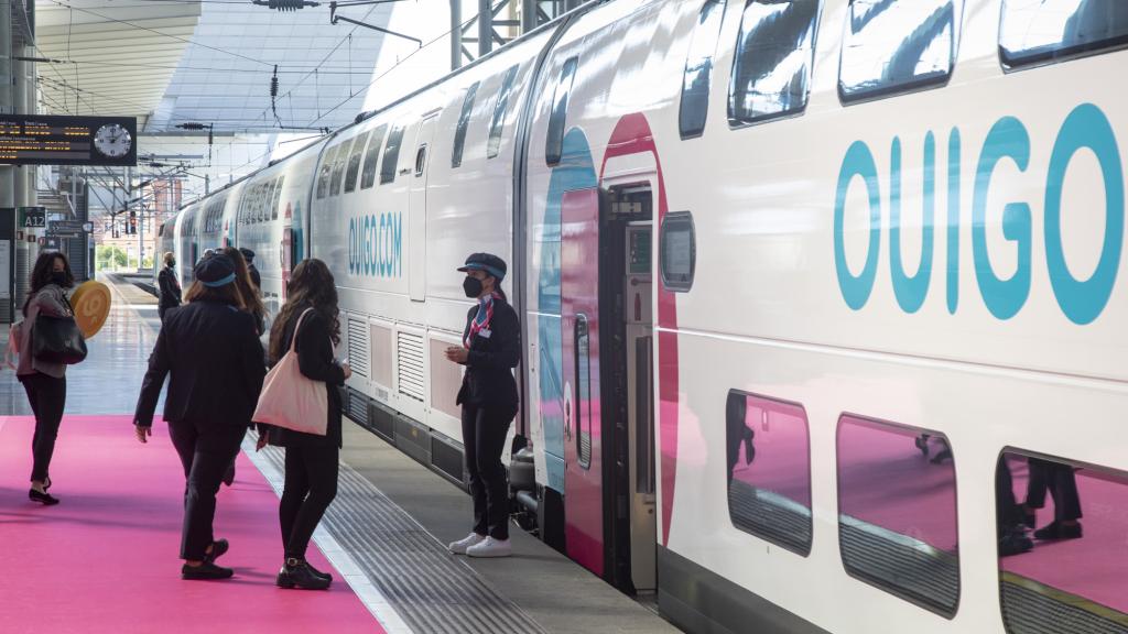 tren de Ouigo en su estreno en España en mayo de 2021.