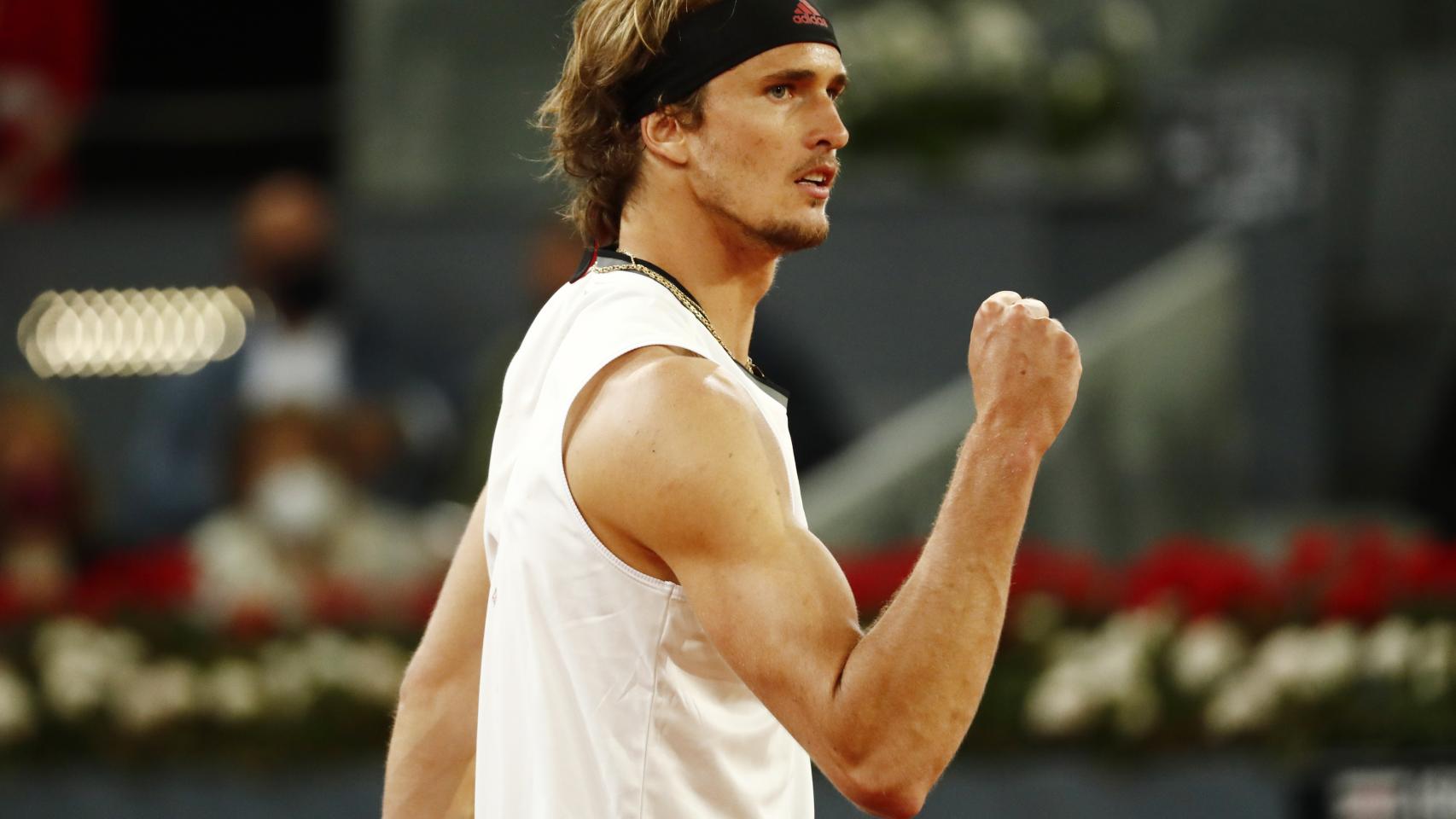 Alexander Zverev, en la final del Mutua Madrid Open 2021