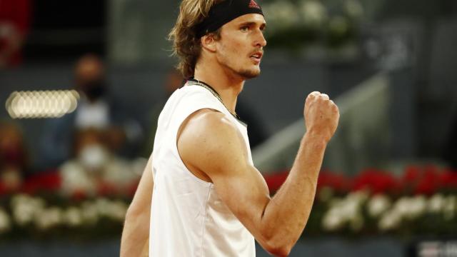 Alexander Zverev, en la final del Mutua Madrid Open 2021