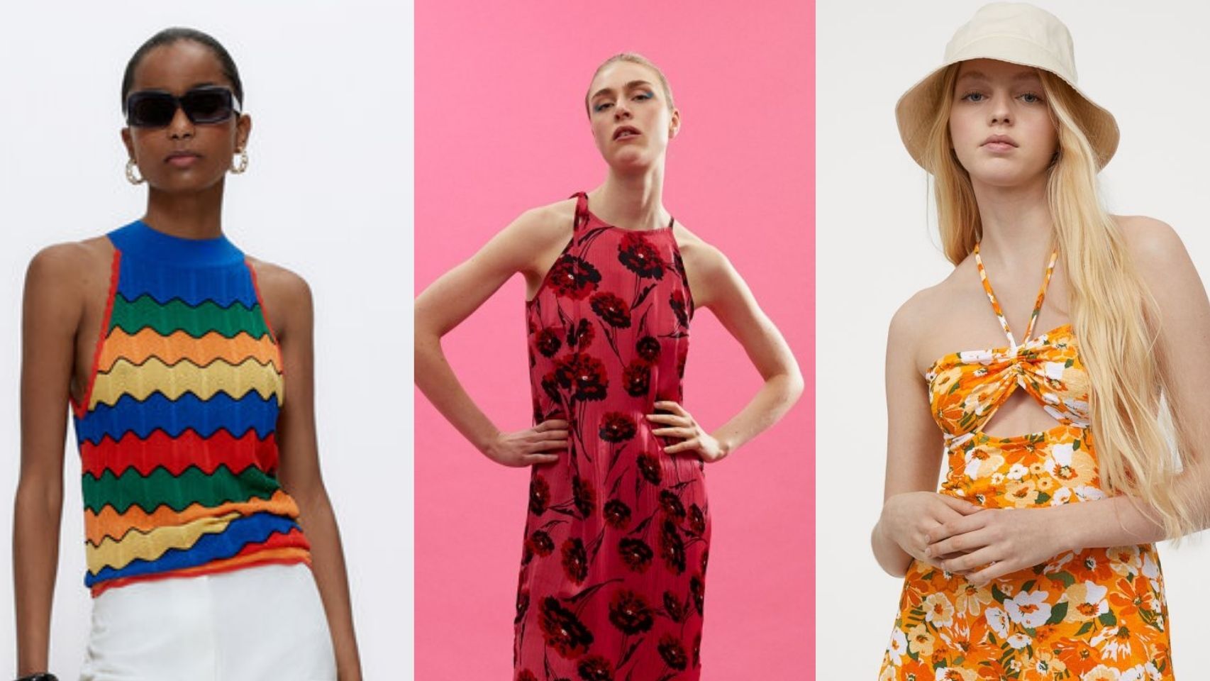 El patrón 'halter' se posiciona como la gran apuesta estilística de la estación.