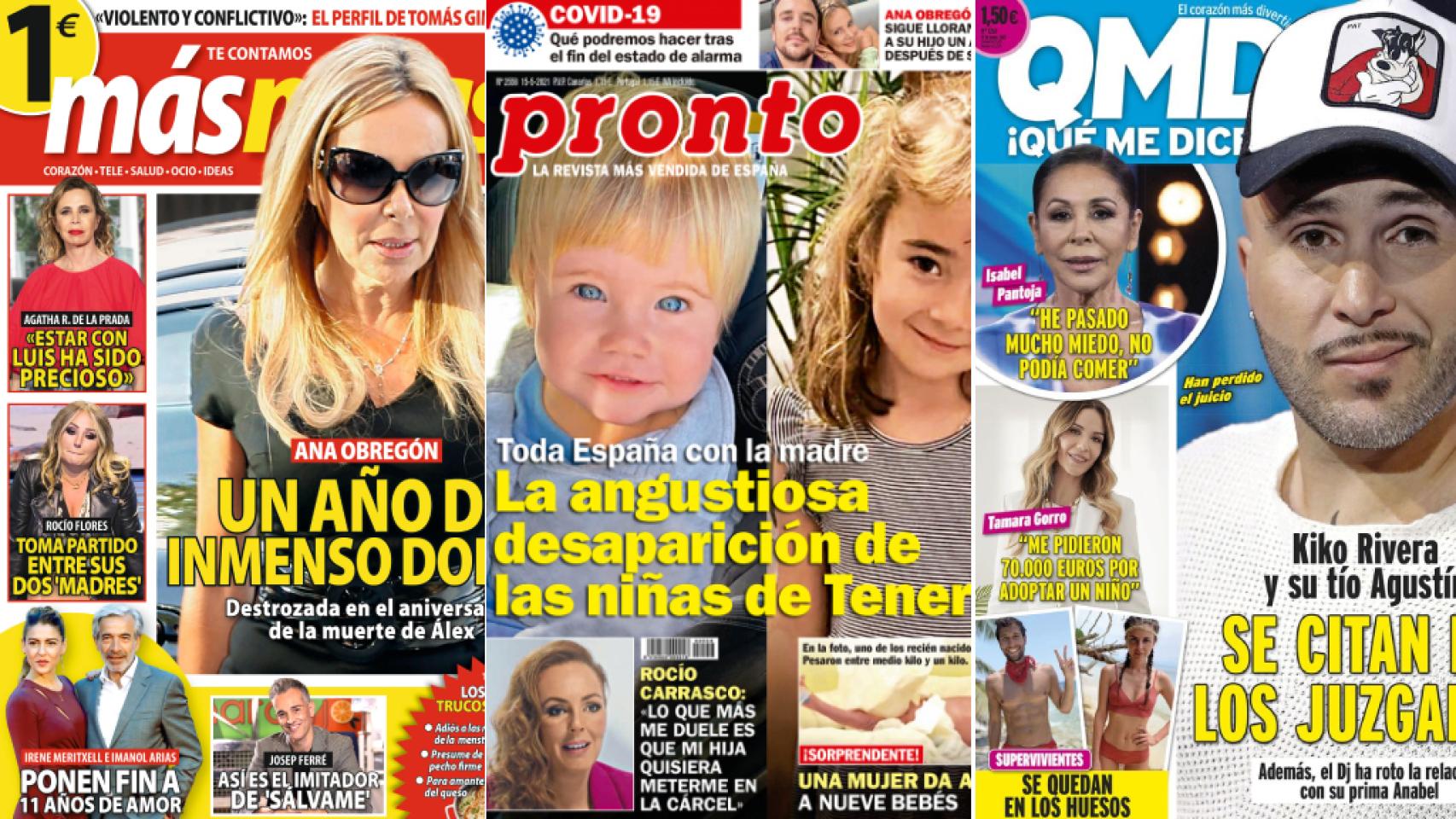 Portadas de las revistas del 10 de mayo de 2021.