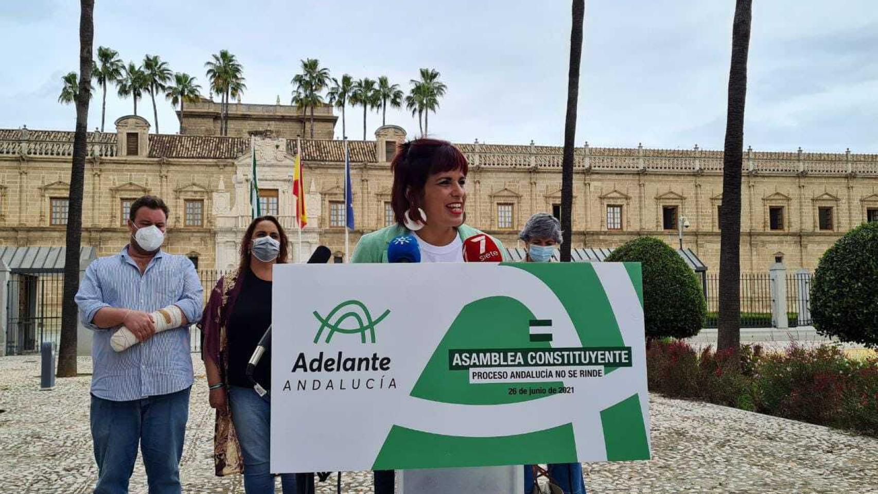 La parlamentaria andaluza Teresa Rodríguez.