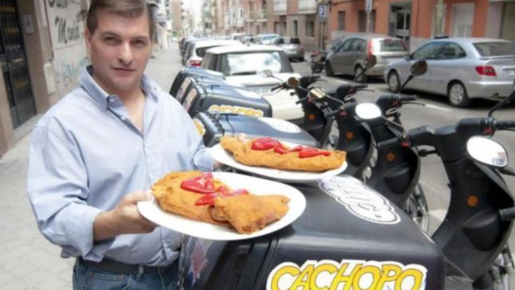 César Román, el rey del cachopo.