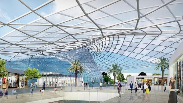 Figuración del proyecto comercial de Intu-Eurofund en Paterna. EE