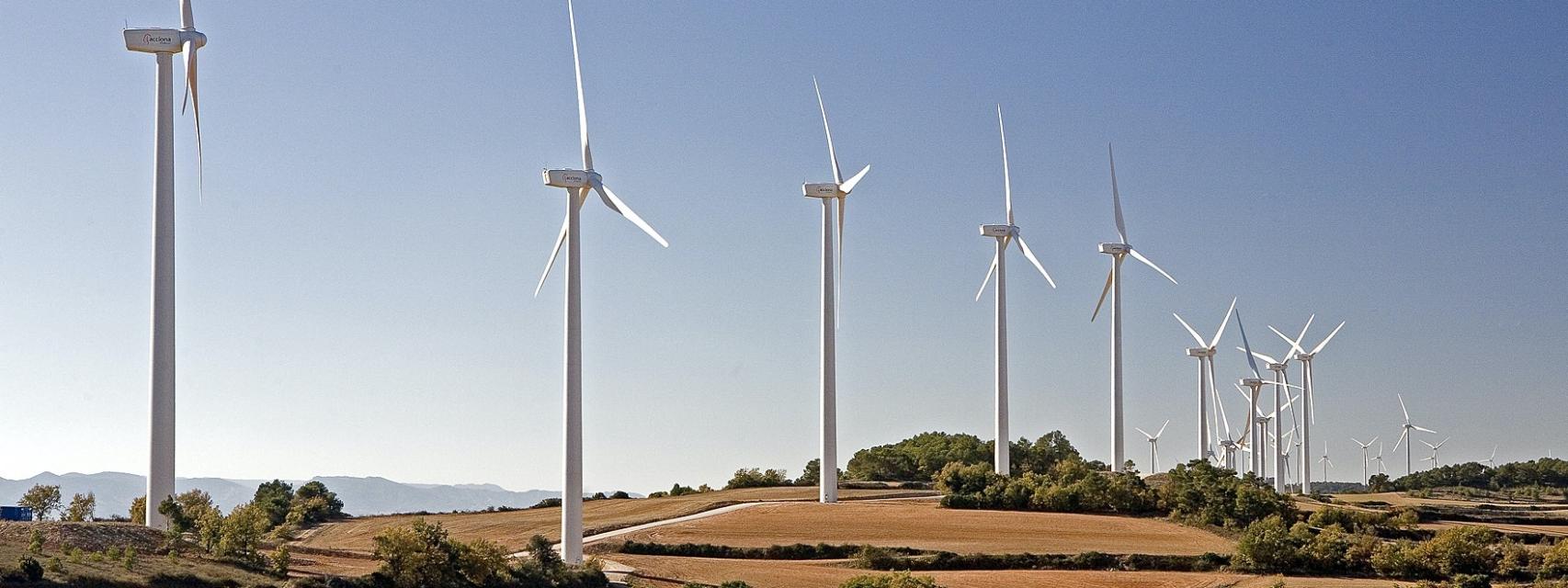 Imagen de molinos de viento.