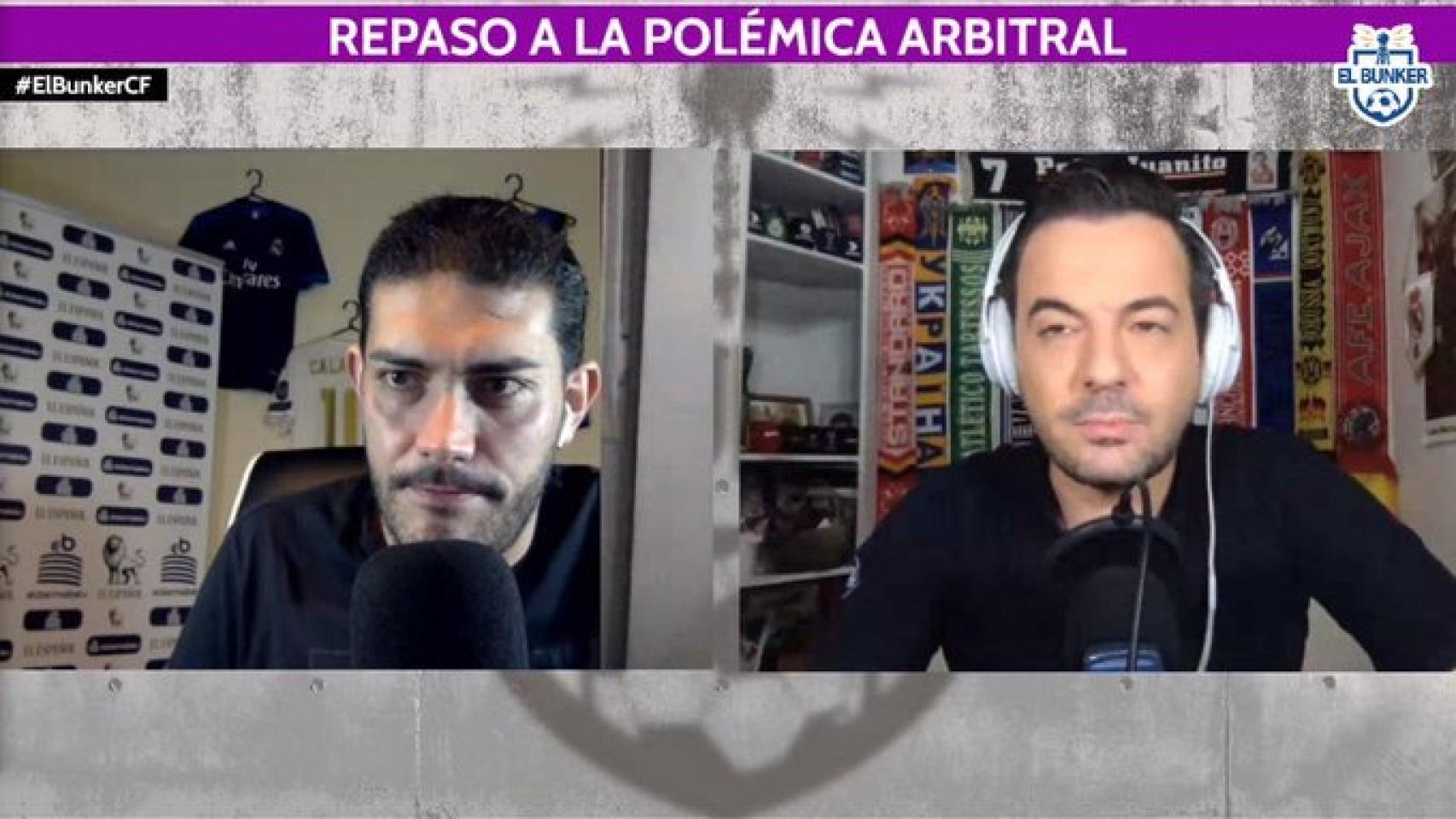 Jorge Calabrés y Nacho Peña, en El Bunker CF