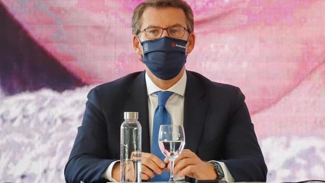 Feijóo, en el pleno extraordinario con motivo del Día das Letras Galegas.