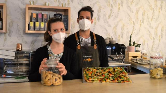 Sara y Teilor, responsables de O Preguizoso.