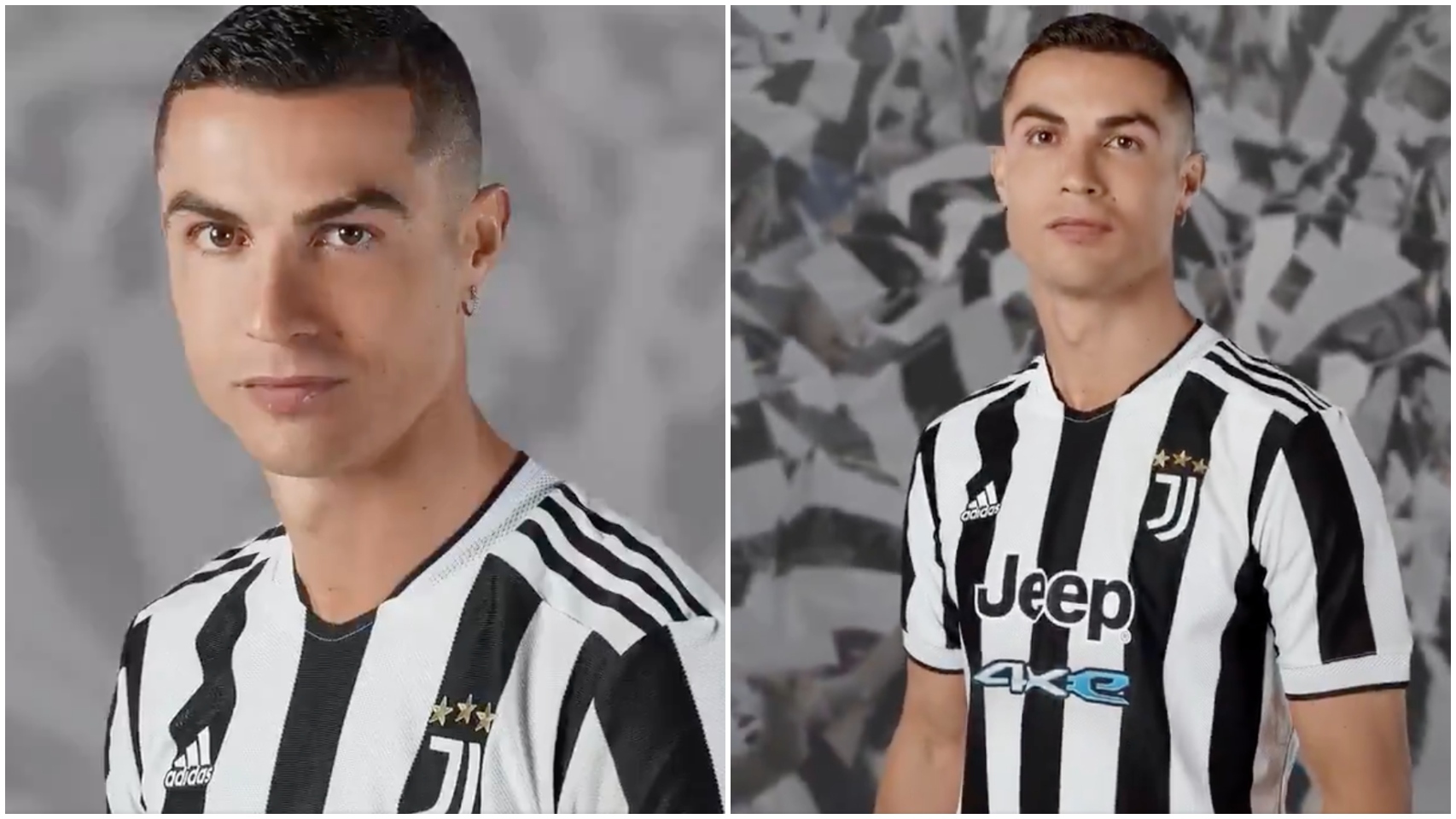 Cristiano Ronaldo presenta la nueva camiseta de la Juventus